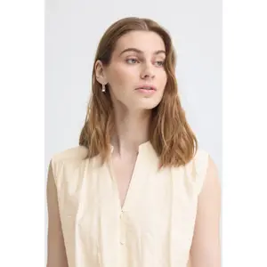 Sleeveless blouse for women Ichi Elvias image-5