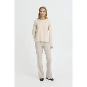 Round neck long sleeve jumper for women Ichi Luls image-2