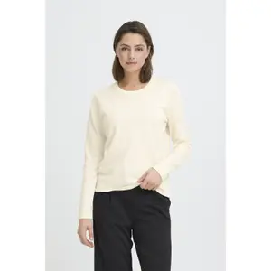 Round neck long sleeve jumper for women Ichi Luls image-1