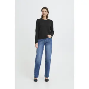 Round neck long sleeve jumper for women Ichi Luls image-2