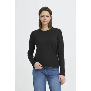 Round neck long sleeve jumper for women Ichi Luls image-1