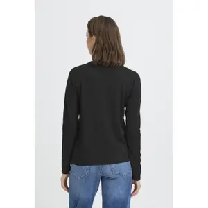 Round neck long sleeve jumper for women Ichi Luls image-4