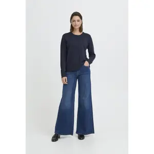 Round neck long sleeve jumper for women Ichi Luls image-2