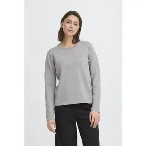 Round neck long sleeve jumper for women Ichi Luls image-1