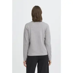 Round neck long sleeve jumper for women Ichi Luls image-5