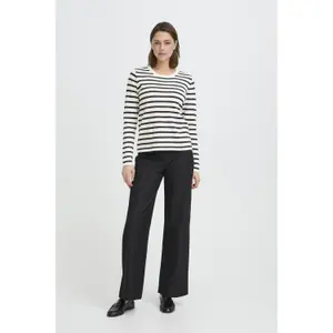 Round neck long sleeve jumper for women Ichi Luls image-2