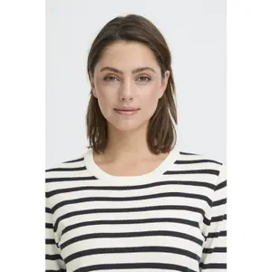 Round neck long sleeve jumper for women Ichi Luls image-5