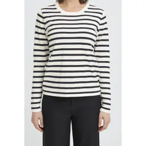 Round neck long sleeve jumper for women Ichi Luls image-6