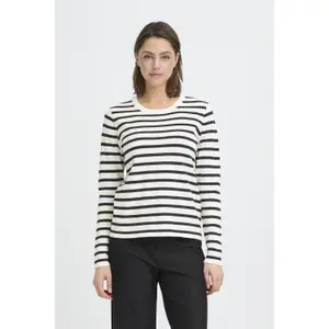 Round neck long sleeve jumper for women Ichi Luls image-1