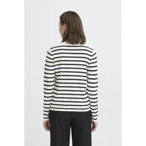 Round neck long sleeve jumper for women Ichi Luls image-4