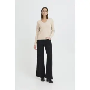 Women's V-neck sweater Ichi Luls image-2
