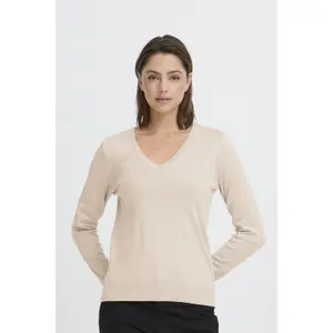 Women's V-neck sweater Ichi Luls image-1