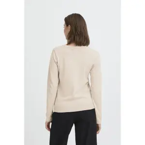 Women's V-neck sweater Ichi Luls image-4