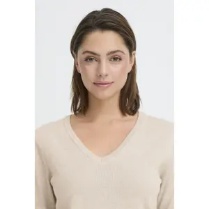 Women's V-neck sweater Ichi Luls image-5