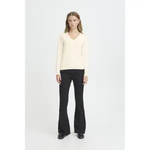 Women's V-neck sweater Ichi Luls image-2