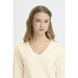 Women's V-neck sweater Ichi Luls image-5