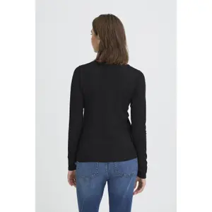 Women's V-neck sweater Ichi Luls image-4