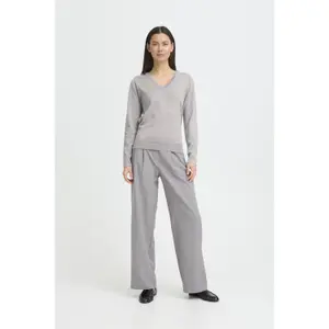 Women's V-neck sweater Ichi Luls image-2