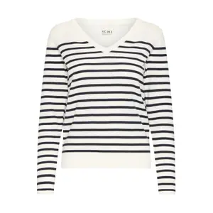 Women's V-neck sweater Ichi Luls image-0