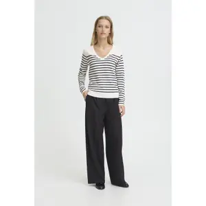 Women's V-neck sweater Ichi Luls image-2