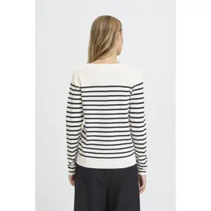 Women's V-neck sweater Ichi Luls image-4