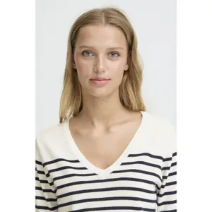 Women's V-neck sweater Ichi Luls image-5