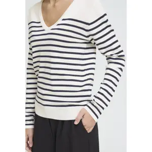 Women's V-neck sweater Ichi Luls image-6