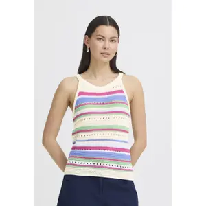 Sleeveless jacket for women Ichi IHFlorise image-3