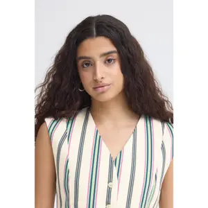 Printed women's suit waistcoat Ichi Kate image-6