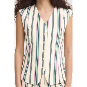 Printed women's suit waistcoat Ichi Kate image-5