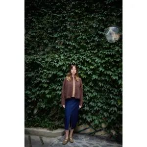 Denim skirt for women Ichi IHKate Sk4 image-3