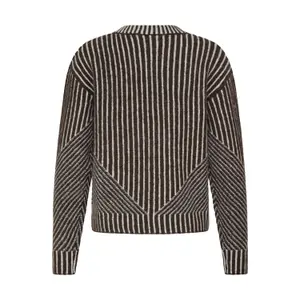 Striped long-sleeve jumper women Ichi Kamara 5 image-2
