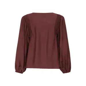Long sleeve blouse for women Ichi Imelda image-1