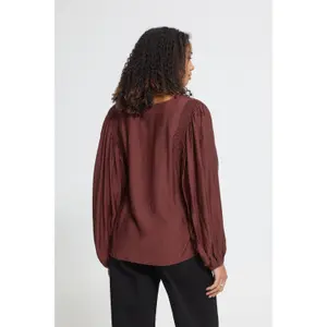Long sleeve blouse for women Ichi Imelda image-4