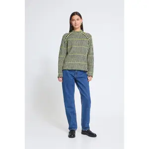 Striped long-sleeve jumper women Ichi Kamara 6 image-3