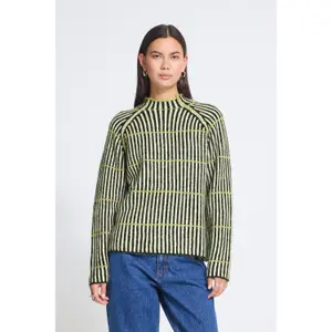 Striped long-sleeve jumper women Ichi Kamara 6 image-4