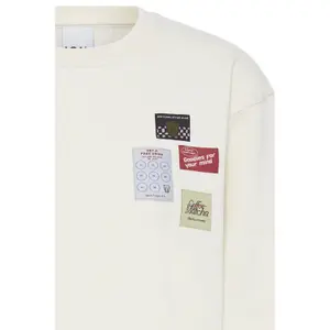Women's washed sweatshirt Ichi Merella image-2