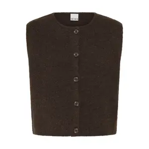 Women's sleeveless sweater Ichi Panora image-0