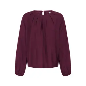 Long sleeve blouse for women Ichi Melda 2 image-1