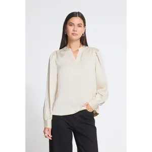 Long sleeve blouse for women Ichi Letta image-3