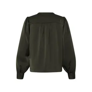 Long sleeve blouse for women Ichi Letta image-2
