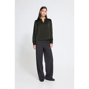 Long sleeve blouse for women Ichi Letta image-3