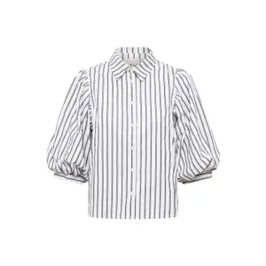 Women’s Puff Sleeve Long Sleeve Shirt Ichi Ihxgavia image-0