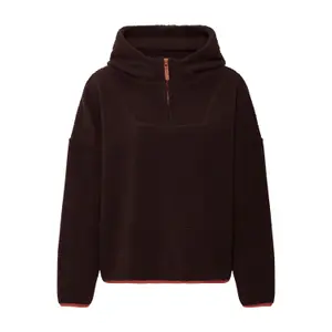 Womens Hooded Fleece Cardigan Ichi IHMonsi image-0