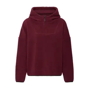 Womens Hooded Fleece Cardigan Ichi IHMonsi image-1