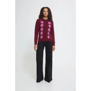 Women's long-sleeved polo shirt Ichi IHDasila image-3