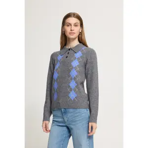 Women's long-sleeved polo shirt Ichi IHDasila image-6