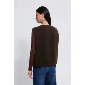 Sleeveless jacket for women Ichi IHNandy image-5
