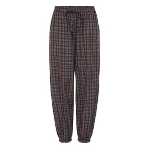 Wide Leg Trousers with Drawstring Women Ichi Ihfanty image-2