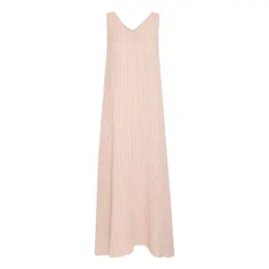 Gestreiftes Maxikleid für Frauen Ichi Foxa image-0